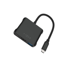 USB-C hub FIXED Quadri 5-portový s PD 3.1 140W, vesmírně černý