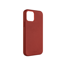 Kožený zadní kryt FIXED MagLeather s podporou MagSafe pro Apple iPhone 12 Pro, červený
