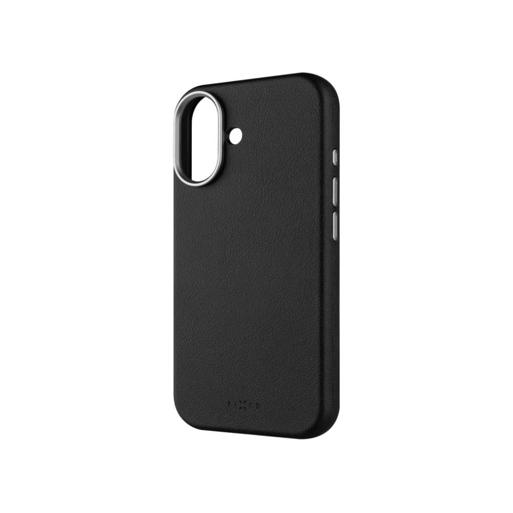 Kožený kryt FIXED MagLeather pro Apple iPhone 17 s podporou MagSafe, černý