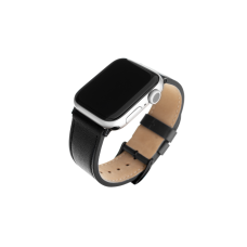 Kožený řemínek FIXED Leather Strap pro Apple Watch 38/40/41 mm, černý