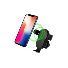 Automatický držák do auta FIXED Matic s 15W bezdrátovým nabíjením, černý