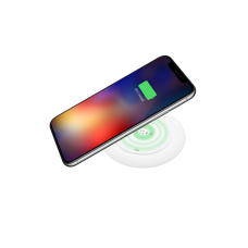 Podložka pro rychlé bezdrátové nabíjení telefonu FIXED Pad, 10W, bílá