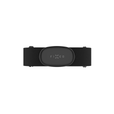 Hrudní pás s měřením srdečního tepu FIXED Pulse Dual, HR+HRV měření, černý