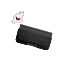 Horizontální kožené pouzdro FIXED Posh se zavíráním