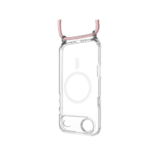 Pouzdro FIXED MagPure Neck s růžovou šňůrkou na krk pro Apple iPhone Air