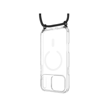 Pouzdro FIXED MagPure Neck s černou šňůrkou na krk pro Apple iPhone 17 Pro Max