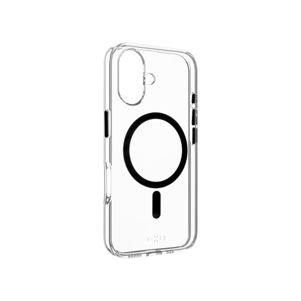 Zadní kryt FIXED MagPurity s podporou Magsafe pro Apple iPhone 16, čirý