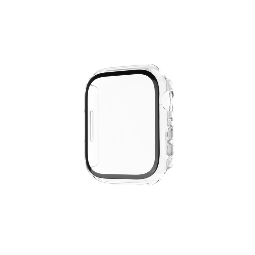 Ochranné pouzdro FIXED Pure s temperovaným sklem pro Apple Watch 40mm, čiré