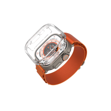 Ochranné pouzdro FIXED Pure Watch s temperovaným sklem pro Apple Watch Ultra 49 mm, čiré