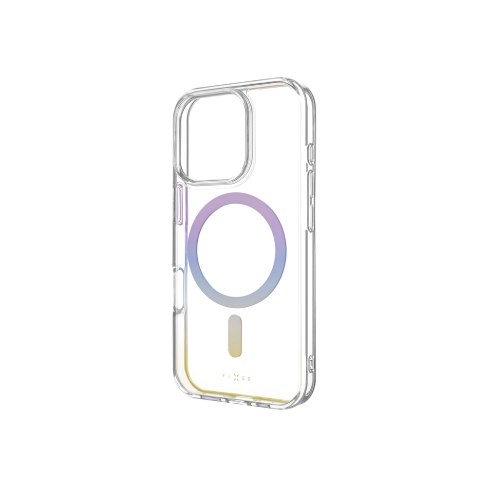 Zadní kryt FIXED MagRainbow s podporou MagSafe pro Apple iPhone 17 Pro, duhový