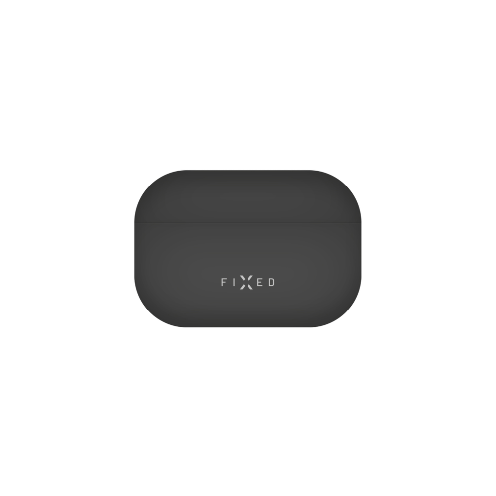 Ultratenké silikonové pouzdro FIXED Silky pro Apple Airpods Pro, černé
