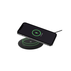 Podložka pro rychlé bezdrátové nabíjení telefonu FIXED SlimPad, 15W, černá