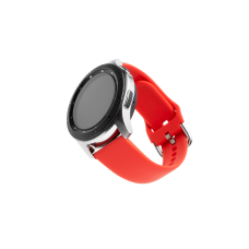 Silikonový řemínek FIXED Silicone Strap s Quick Release 20 mm pro smartwatch, červený