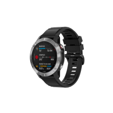 Silikonový řemínek FIXED Silicone Strap pro Garmin QuickFit 26mm, černý