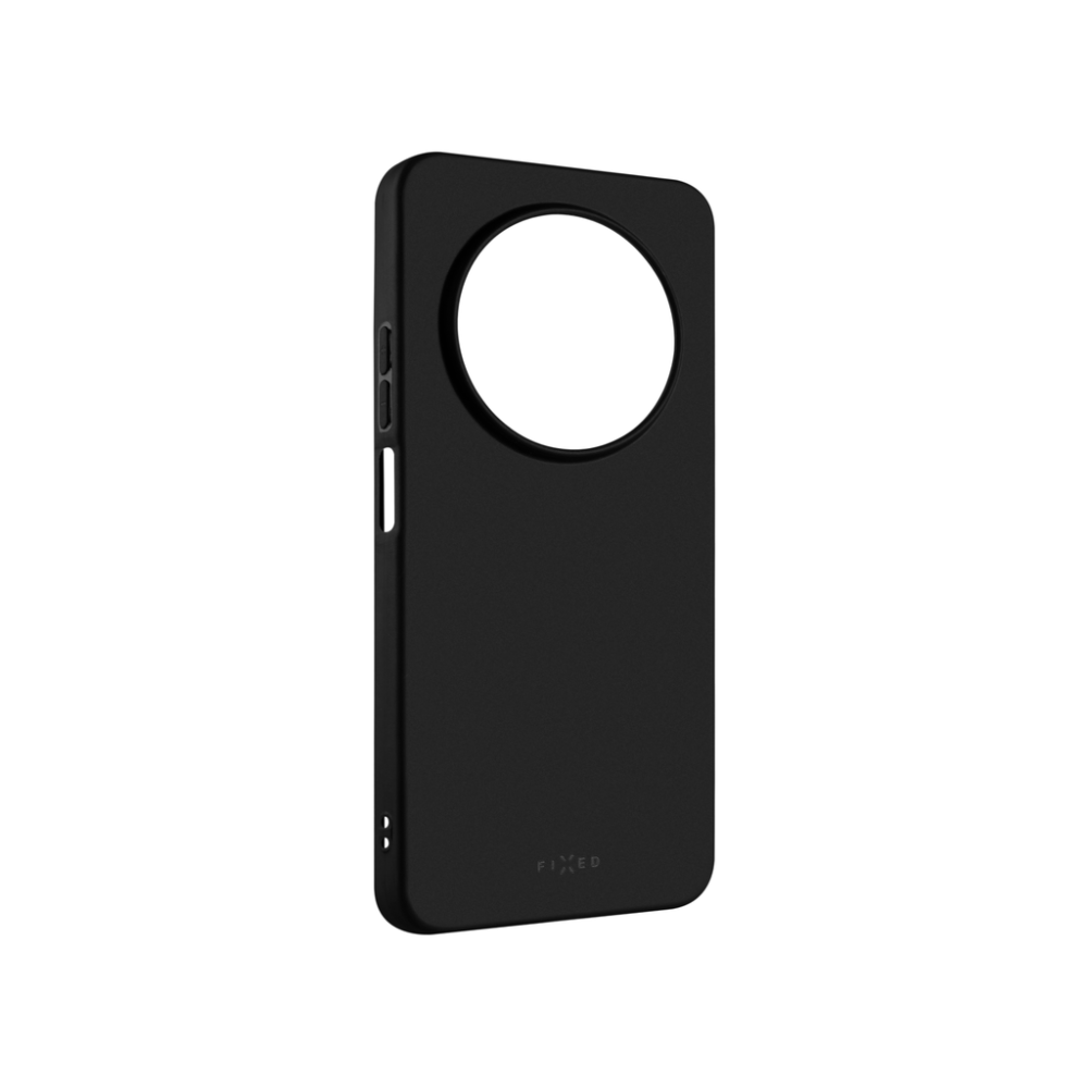 Zadní pogumovaný kryt FIXED Story pro Xiaomi Redmi 14C/A4 5G/A3 Pro/POCO C75 4G/5G/M7 5G, černý