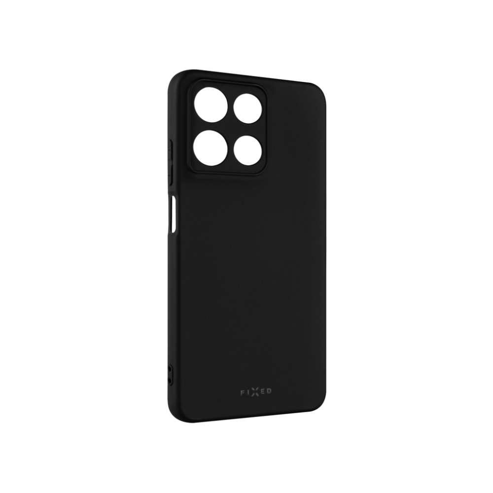 Zadní pogumovaný kryt FIXED Story pro Motorola Moto G15/Power, černý