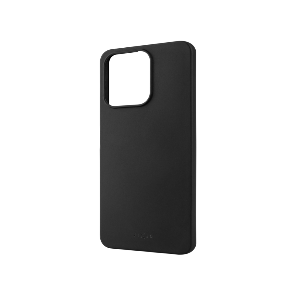 Zadní pogumovaný kryt FIXED Story pro Realme Note 70T, černý