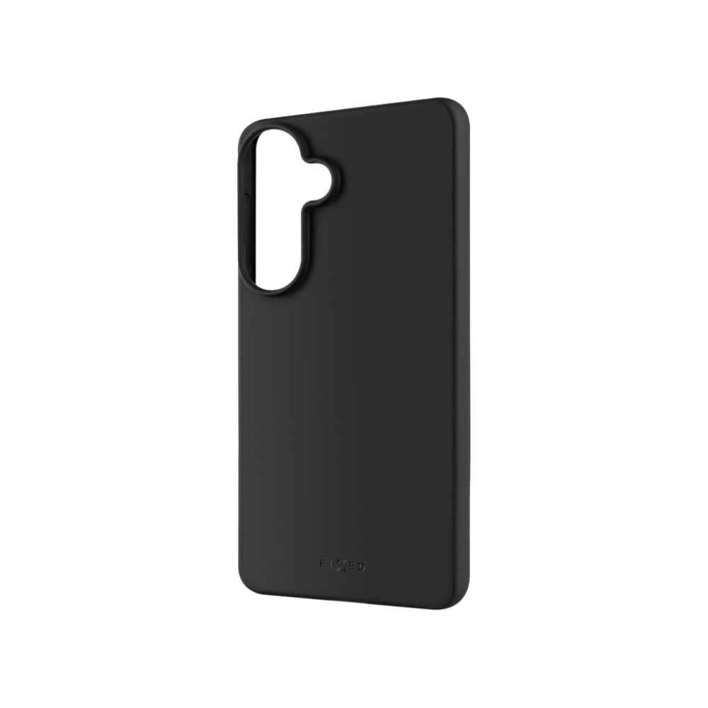 Zadní pogumovaný kryt FIXED Story pro Samsung Galaxy S26+, černý