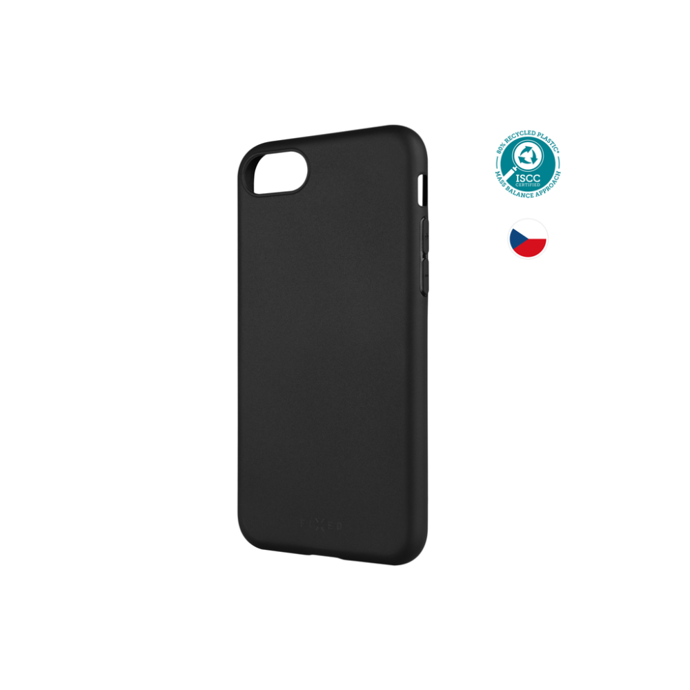 TPU gelový kryt FIXED ReStory pro Apple iPhone 7/8/SE (2020/2022), černý