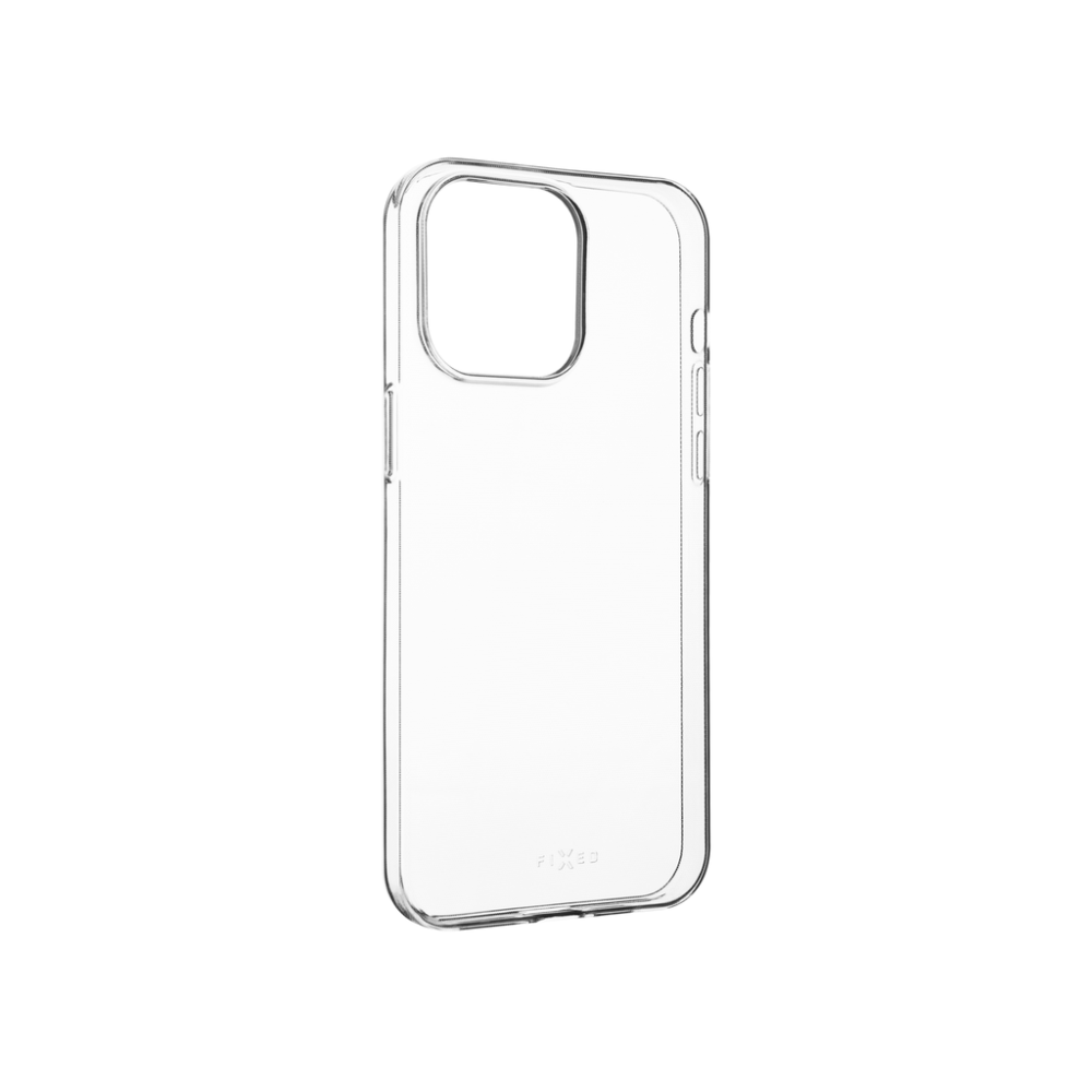 Ultratenký TPU gelový kryt FIXED Story Slim pro Apple iPhone 15 Pro, 0,6 mm, čirý