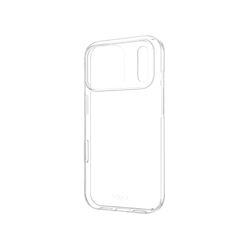 Ultratenký TPU gelový kryt FIXED Story Slim pro Apple iPhone 17 Pro, 0,6 mm, čirý
