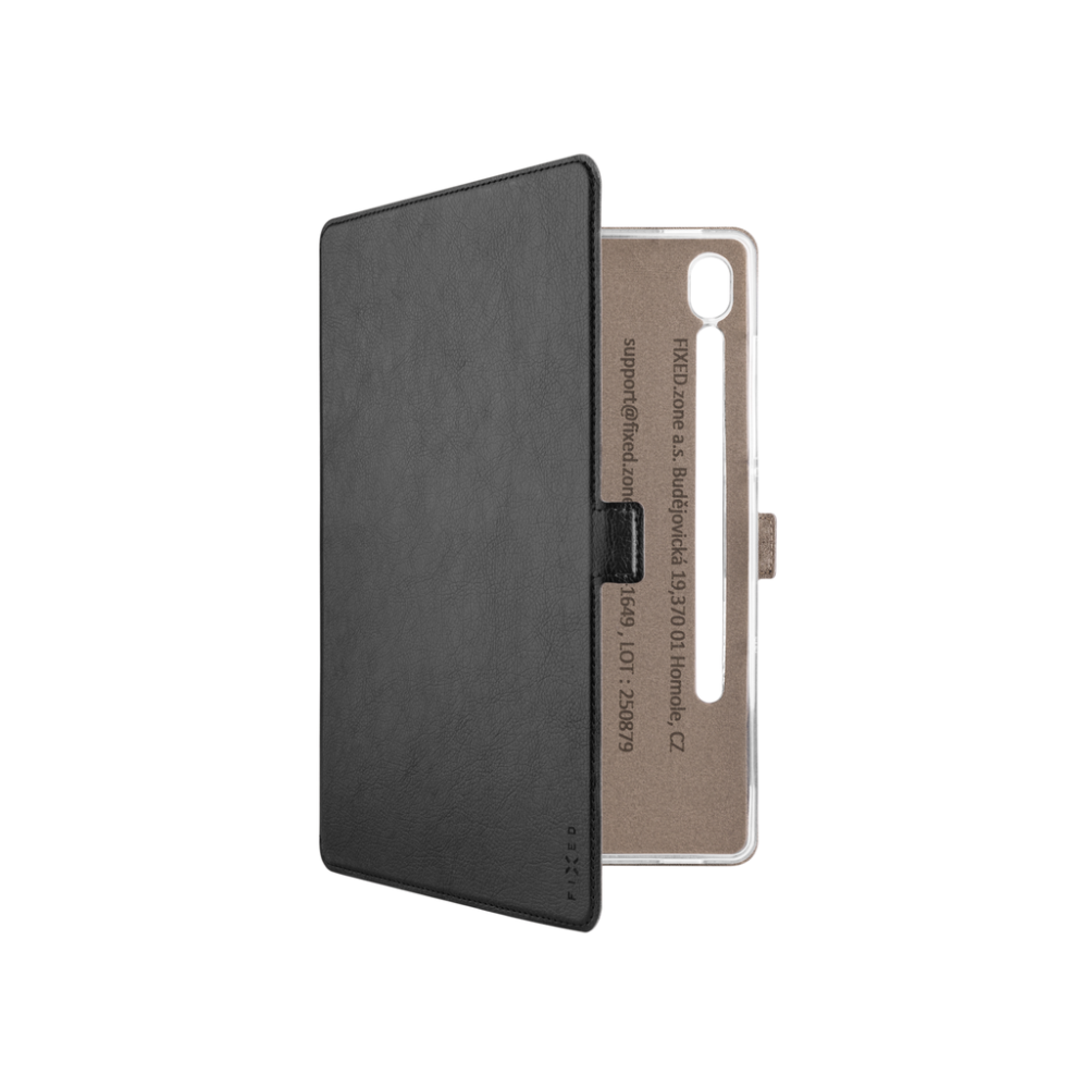 Pouzdro se stojánkem FIXED Topic Tab pro Samsung Galaxy Tab S11/S10lite/S10FE/S9/S9 FE, černé
