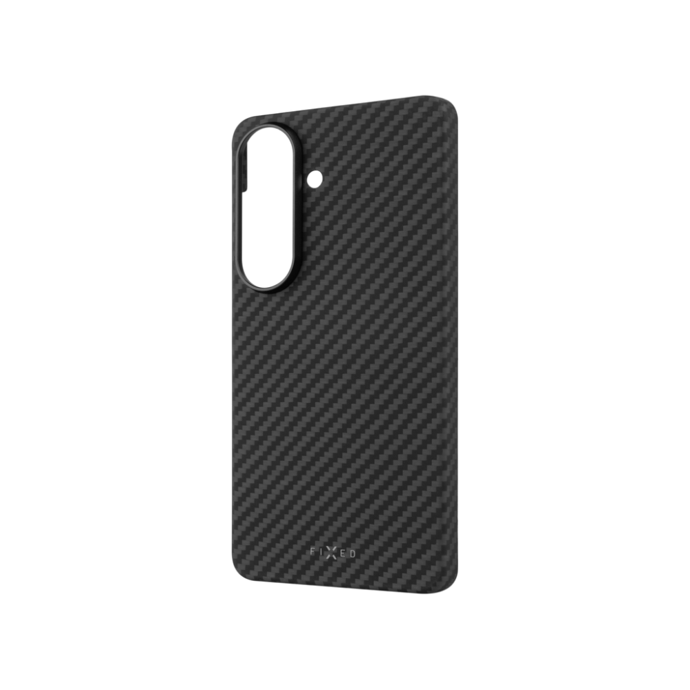 Aramidový kryt FIXED MagVelar s MagSafe pro Samsung Galaxy S26, černý