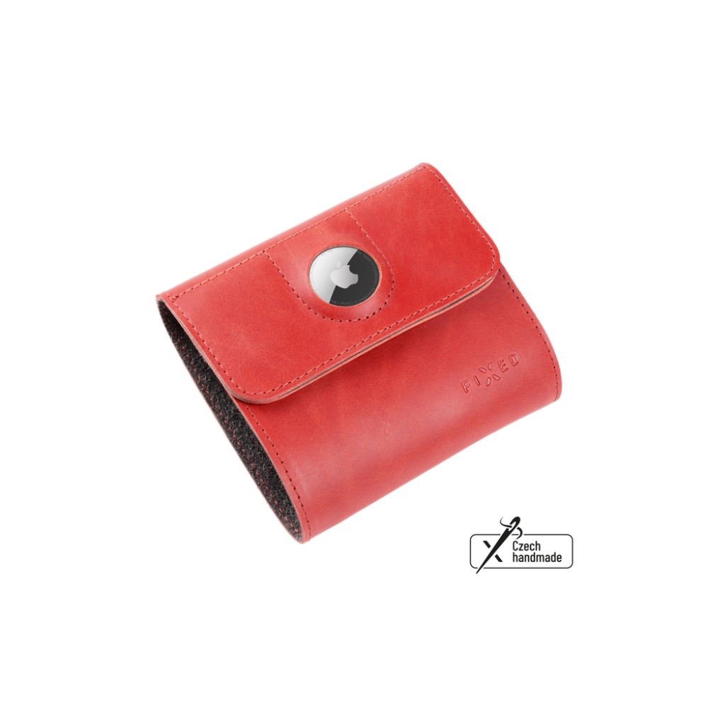 FIXED Classic Wallet for AirTag – kožená peněženka z pravé hovězí kůže