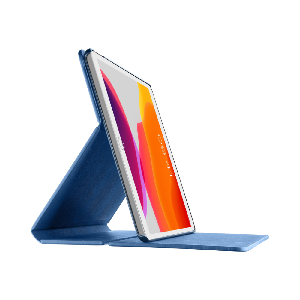 Pouzdro se stojánkem Cellularline Folio pro Apple iPad Mini (2021), modré