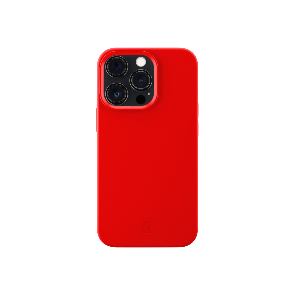 Ochranný silikonový kryt Cellularline Sensation pro Apple iPhone 13 Pro Max, červený