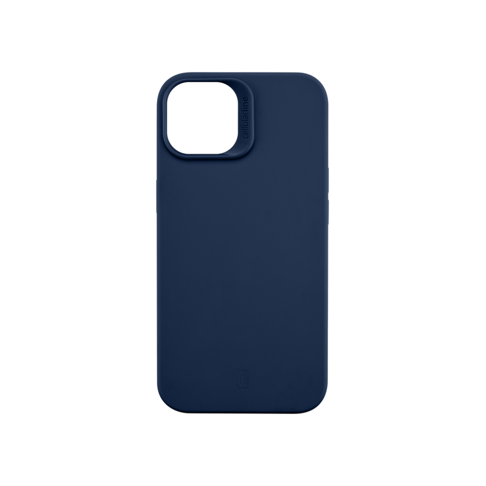 Ochranný silikonový kryt Cellularline Sensation pro Apple iPhone 14 Plus, modrý