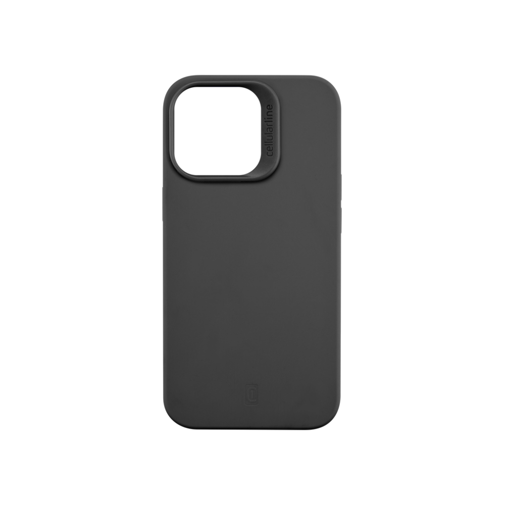 Ochranný silikonový kryt Cellularline Sensation pro Apple iPhone 14 Pro Max, černý
