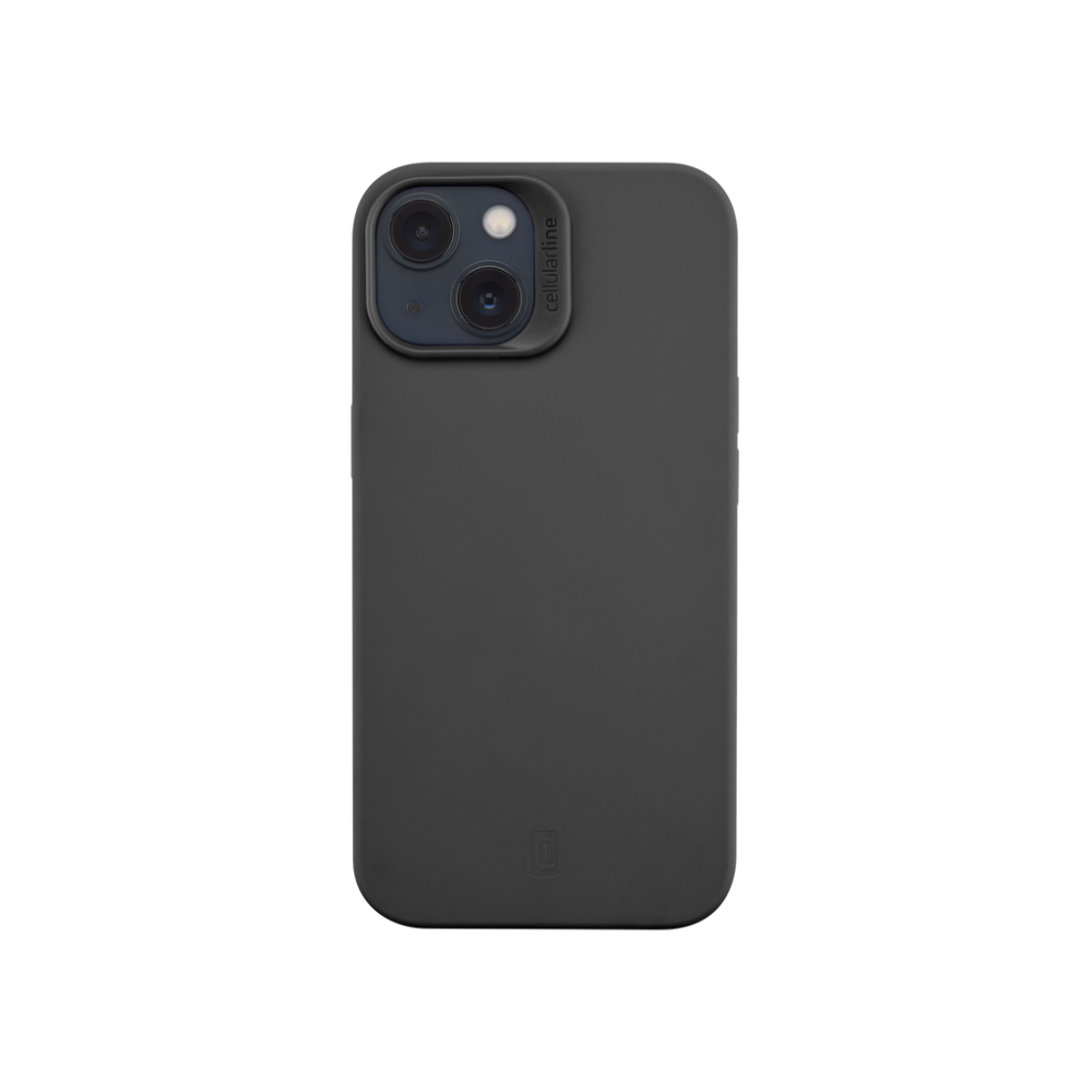 Ochranný silikonový kryt Cellularline Sensation s podporou MagSafe pro Apple iPhone 14 Plus, černý
