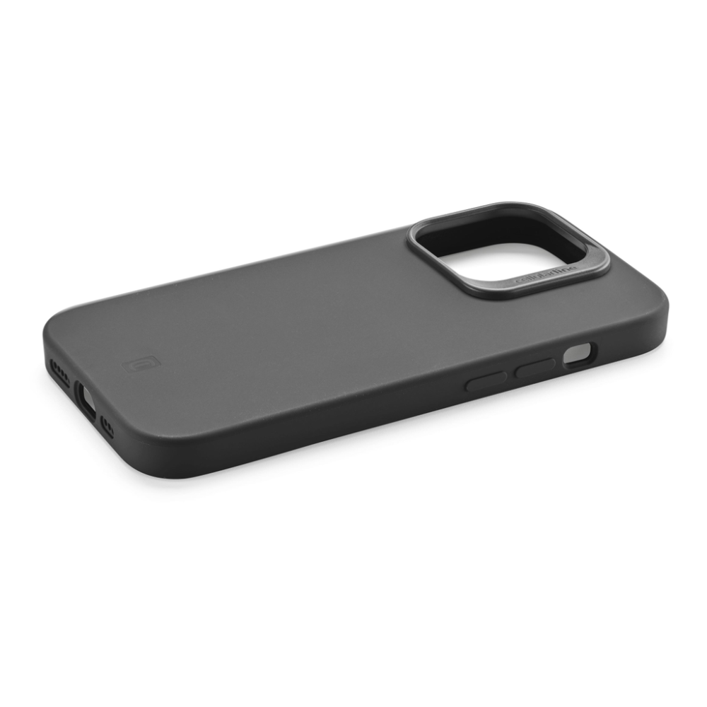 Ochranný silikonový kryt Cellularline Sensation Plus pro Apple iPhone 15 Plus, černý