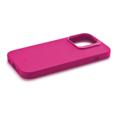 Ochranný silikonový kryt Cellularline Sensation Plus pro Apple iPhone 15 Pro, růžový