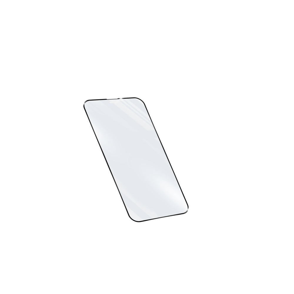Ochranné tvrzené sklo pro celý displej Cellularline CAPSULE pro Apple iPhone 14 Plus/14 Pro Max, černé