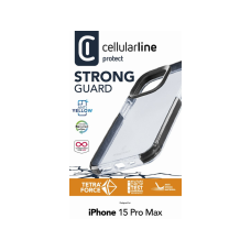 Ultra ochranné pouzdro Cellularline Tetra Force Shock-Twist pro Apple iPhone 15 Pro Max, 2 stupně ochrany, transparentní